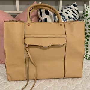 Authentic Tan Leather Rebecca Minkoff Tote